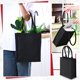 thumbnail image 4 of Bolsas de regalo Saintrygo, 28 x 24 x 10 cm, reutilizables, negras, 10 unidades, 4 of 6