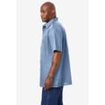 thumbnail image 4 of KingSize Men's Big & Tall Wrinkle-Resistant Short Sleeve Button Down, 4 of 5