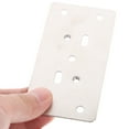 thumbnail image 6 of 6 Pcs Kitchen Cabinet Hinges Repair Plate Furniture Tools Hidden Door Hole Cover Cupboard, 6 of 6