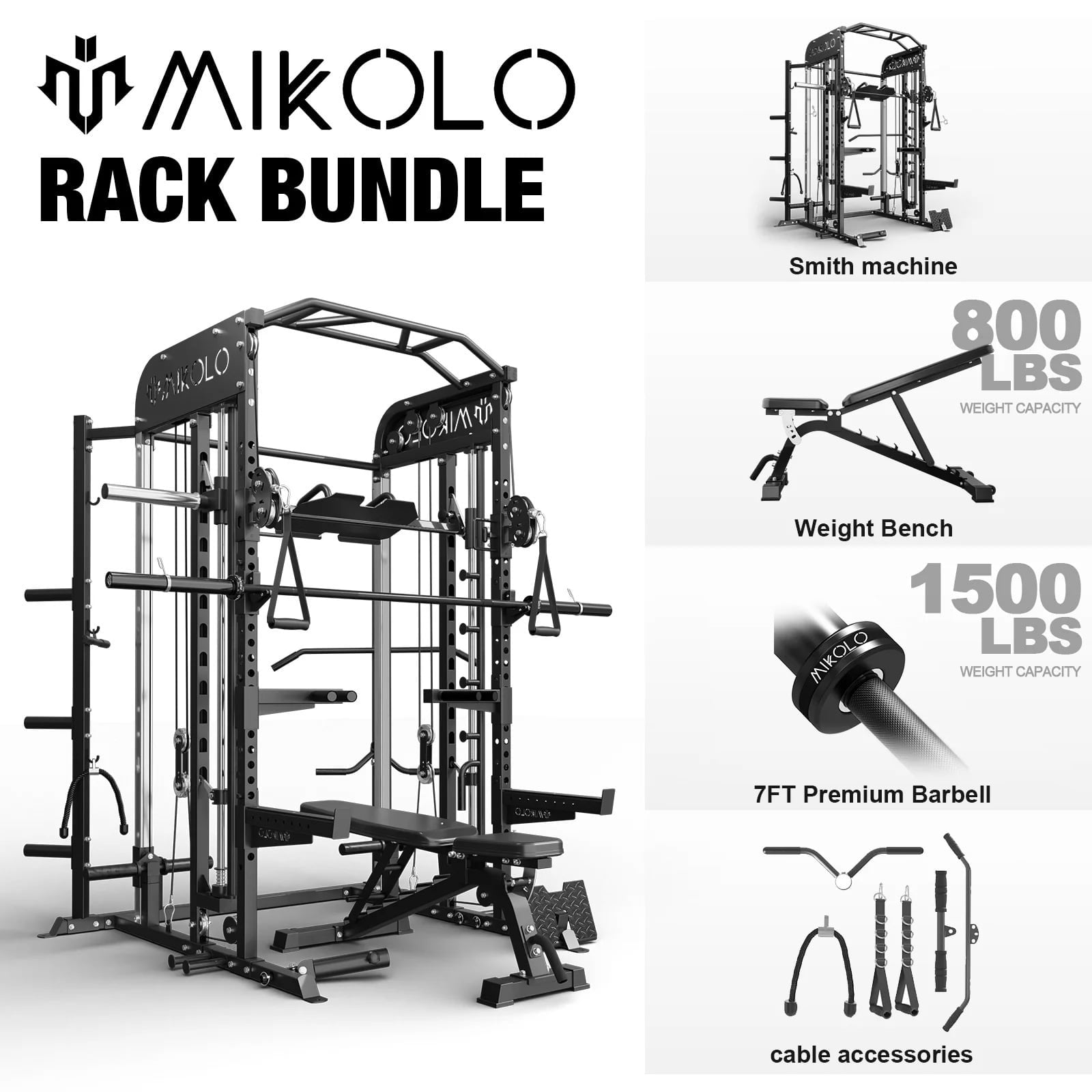 Smith machine | Weight Bench/Barbell