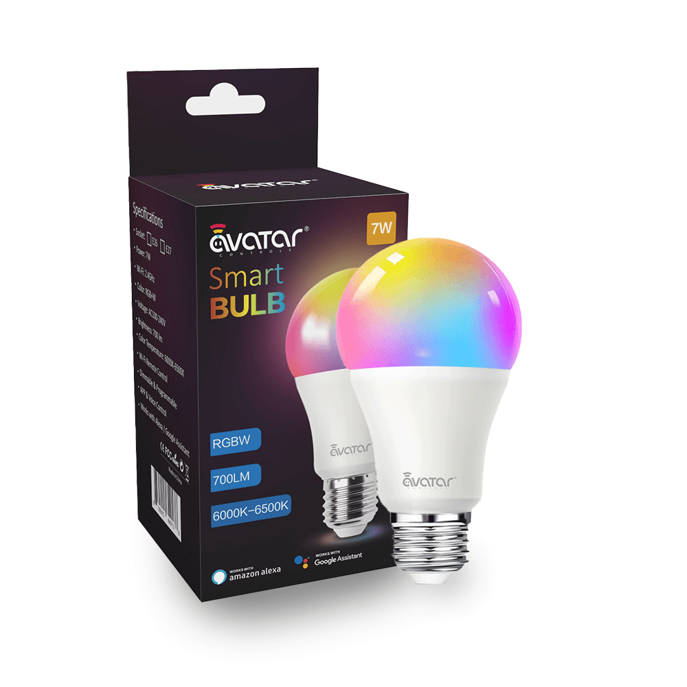 Smart LED RGB Light Bulb Dimmable Color Changing wifi remote Christmas rgbw lamp 