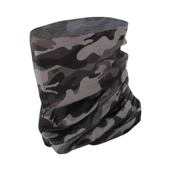 Unique Bargains 1 Pc Windproof Face Scarf Mask Face Mask for Outdoor Cycling Black Gray