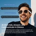 thumbnail image 5 of UNIFULL Smart Glasses for Women Men, Bluetooth Glasses with Photochromic Lenses Touch Control Voice Assistant for Clear Audio Remote Photography, Perfect for Indoor Outdoor, White, 5 of 9
