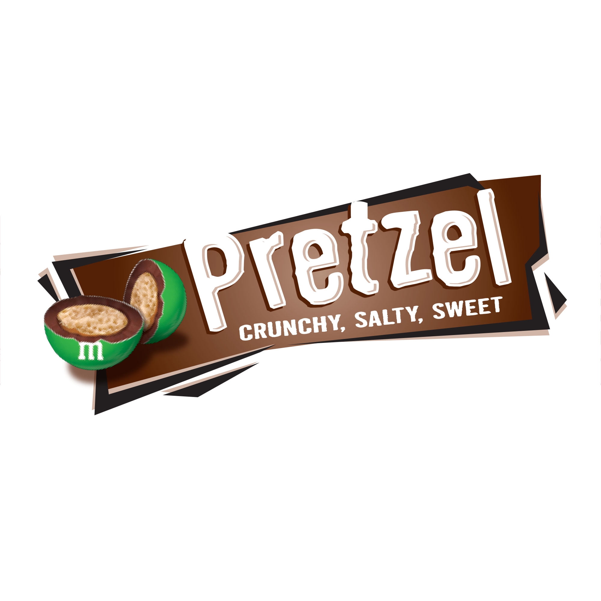 M&M'S Pretzel Milk Chocolate Candy Bulk Pack, Full Size 1.14  oz Bag (Pack of 24) : Chocolate Candy : Everything Else