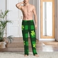 thumbnail image 2 of Honiee Happy St. Patrick's Day5 for men - a sleek fusion of Straight Pajama Pants, versatile Lounge Pants, and cozy Sleepwear, all rolled into one-Small, 2 of 6