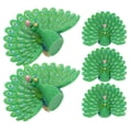 thumbnail image 2 of 5pcs Peacock Figurine Micro Paisaje Pavo Pavo real, 2 of 5