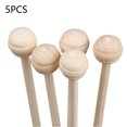 thumbnail image 1 of 5 Pcs Boules en Bois pour Diffuseur de Parfum Bâtons de Remplacement en Rotin Décoration de Table Moderne, 1 of 6