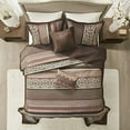 thumbnail image 4 of Princeton 5 Piece Jacquard Bedspread Set Red Queen, 4 of 5