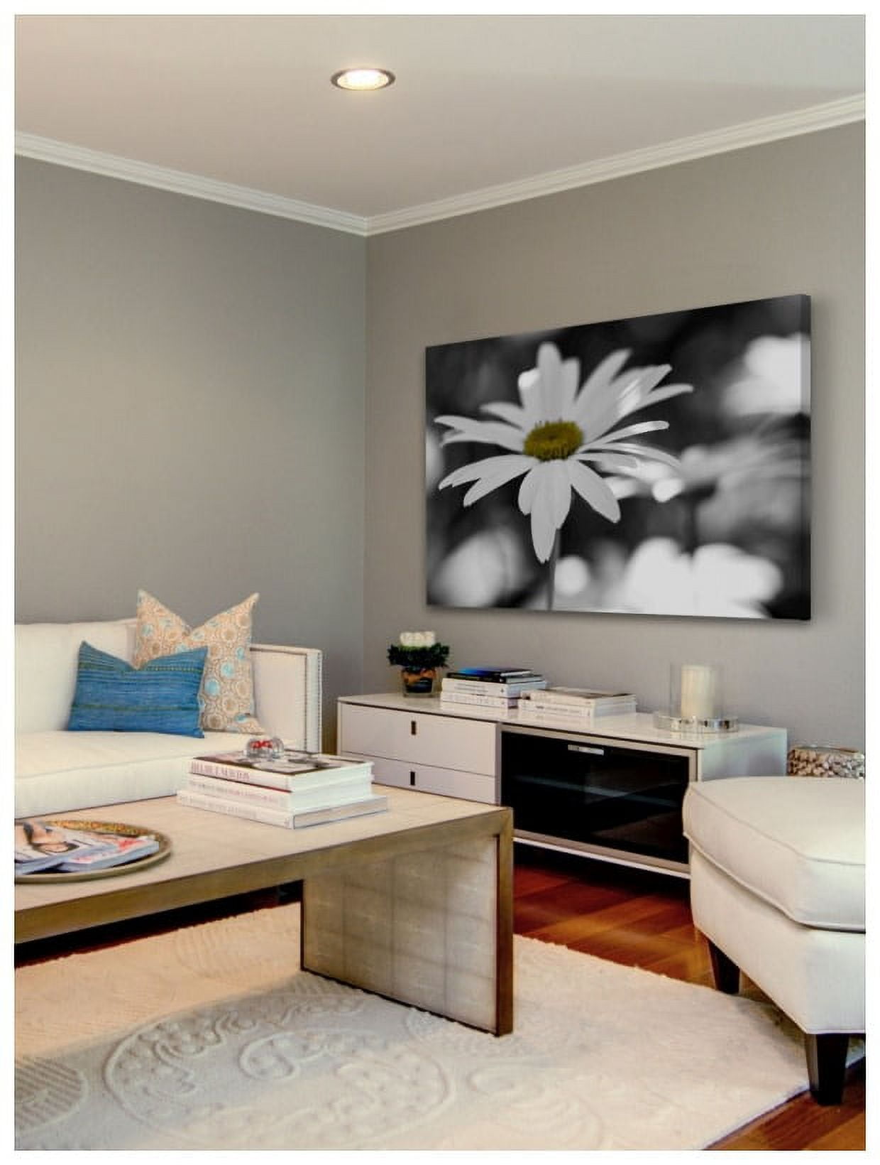 Marmont Hill "Sun Speckled Daisy" Painting Print on Canvas