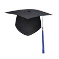thumbnail image 1 of Hioecau Graduation Cap with Tassel Adjustable Size Lightweight Matte Bachelor Hat Sturdy Board Ceremony Party Graduation Hat Celebration Decor, 1 of 7