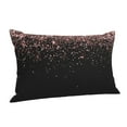 thumbnail image 2 of Kll Rose Gold Glitter1 Pillow Covers Envelope Closure,Super Soft And Cozy Fuzzy Fleece Pillow Case Cover 14"X20", 2 of 9