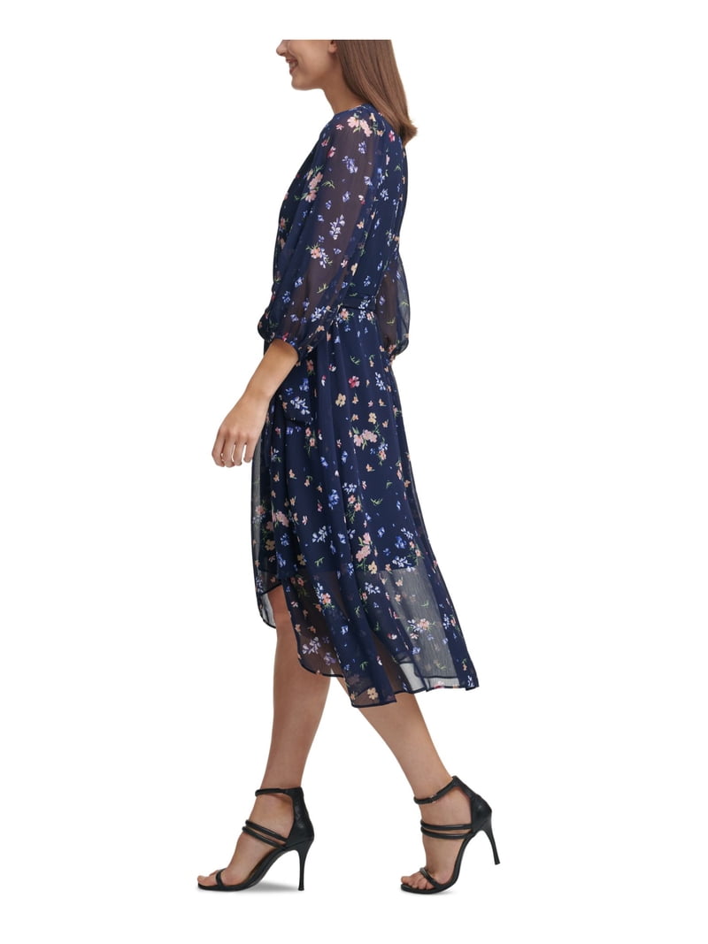 black short sleeve wrap dress Black Puff Short Sleeve Wrap Midi Dress *FINAL SALE*