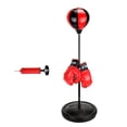 thumbnail image 4 of Sac de Boxe Sport Ballon Enfants Ensemble avec des Gants Poinçonnage Réglable, 4 of 4
