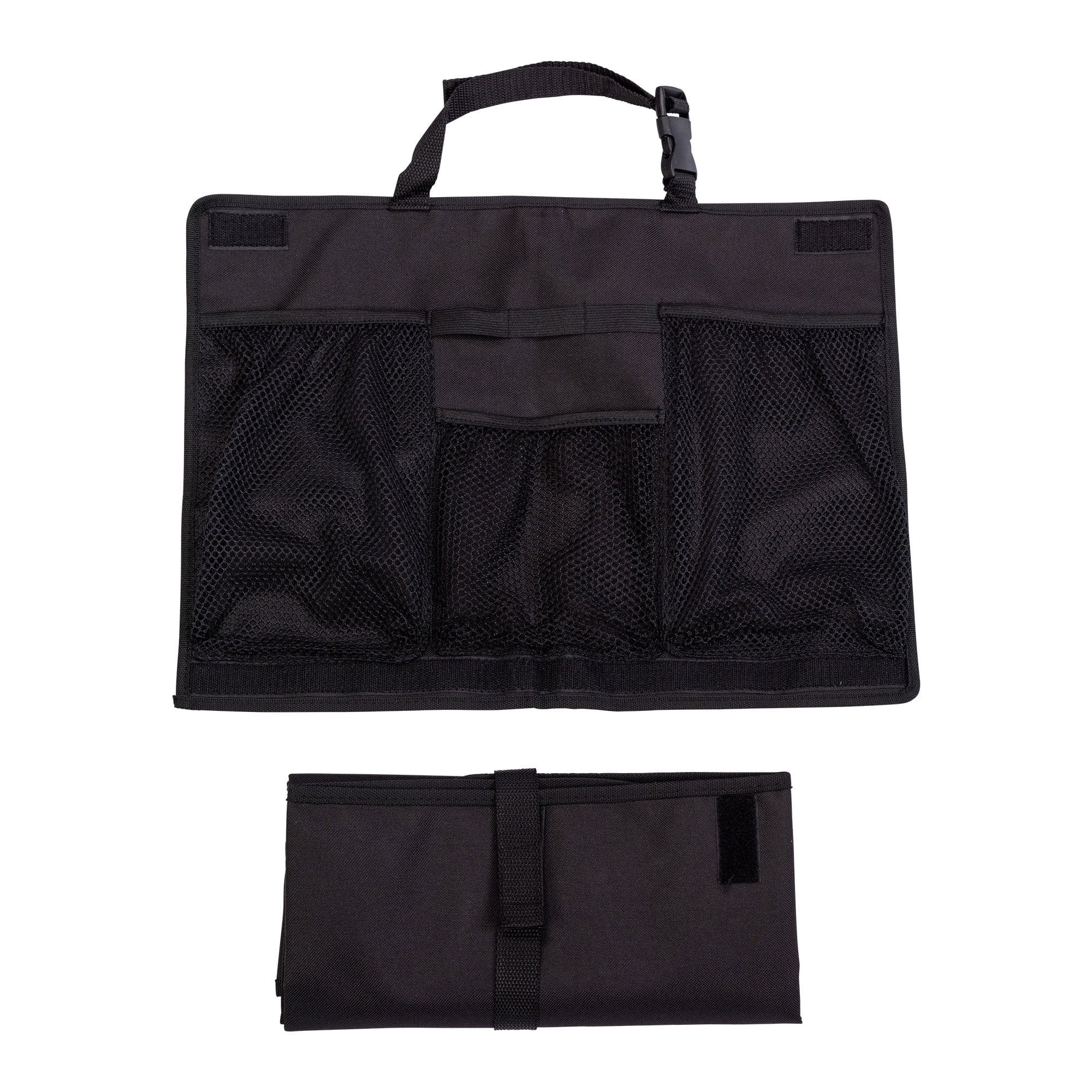 J.L. Childress Pockets N' Pad Car Diaper Changing Station for Baby - Portable Diaper Changing Pad for Travel - Black