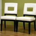 thumbnail image 3 of Baxton Studio Faustino Cream Leather Dining Chair (Set of 2), 3 of 3