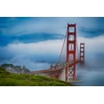thumbnail image 2 of Crane, Rita 32x23 White Modern Wood Framed Museum Art Print Titled - Golden Gate Bridge V, 2 of 4