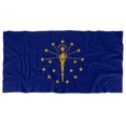 thumbnail image 1 of Indiana Flag Beach Towel, 30"x60" Beach Towel, 1 of 6