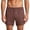 Brown, variant on Men Knit Loose Boxer Shorts Thin Breathable Solid Color Luxury Lounge Boxers Elastic Waist Casual Home Sleep Underwear for Guys