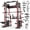 M11 ELITE Smith Machine-Red, variant on Mikolo M11 Elite Smith Machine Home Gym,2200 lbs Power Rack Cage with Weight Bench, Functional Trainer , 260LBS Plates and Other Attachments for Home Gym