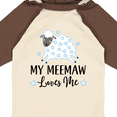 thumbnail image 4 of Inktastic My Meemaw Loves Me Lamb Boys or Girls Long Sleeve Baby Bodysuit, 4 of 5