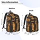 thumbnail image 2 of Easygdp Ancient Egyptian Hieroglyph Mochila de Lona Resistente para Laptop, Compatible con Laptops de 15 a 17 pulgadas, Ideal para Escuela, Trabajo y Viajes-Medium, 2 of 5
