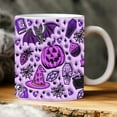 thumbnail image 4 of Wadada Pumpkin Coffee Cup With Ghost, Halloween Coffee Mug, Halloween Ceramic Coffee Mug, Trick Or Treat Halloween Tumbler Cup, Perfect And Best Spooky Gifts For Coffee Lover (1pcs), 4 of 5