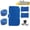 Blue, variant on Car Inflatable Bed, PVC Flocking, Repair Kit with Electric Pump And Storage Bag, Travel Camping Car Inflatable Bed, Suitable for RV, Car Rear Seat, SUV Mattress