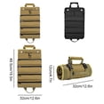 thumbnail image 3 of Destyer Cloth Portable Bag For Tool Pouch Tool Heavy Duty Tool Durable Reliable Roll Tool Bag Tool With Multi-pocket Convenient black 1Set, 3 of 6
