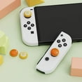 thumbnail image 3 of PlayVital Joystick Caps for Nintendo Switch, Thumbstick Caps for Switch Lite, Analog Cover for Switch OLED Joycon - Tangerine, 3 of 6