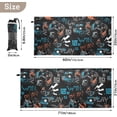 thumbnail image 4 of SKYSONIC Beach Towel with Travel Bag, Graffiti Joystick Sign Oversized Sand Free Camping Towel Quick Dry Pool Bath Sport Towels, 31"x71", 4 of 7