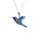 thumbnail image 5 of Juego Zvezda Colibrí color Azul plata .925 Zvezda ZJU-FIG-COL-C, 5 of 7