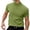 a-Green18046, variant on Mens T-Shirt Slim Fit Half High Neck Short Sleeve Tees Solid Color Soft Stretch Tops For Casual Daily Layering Wear Stylish Top