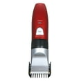 thumbnail image 3 of Graflsoa Red Cordless Hair Clipper Set for Men - Low Noise, Lightweight Design with 4 Detachable Combs, Built-in Battery, and Easy Cleaning (2-3 Hours Runtime), 3 of 6