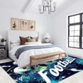 thumbnail image 3 of Soccer Game Area Rugs, Football Sports Carpet, Washable Non Slip Low Pile Soft Rug for Entryway Bedroom Decor Mat 5ftx6ft, 3 of 8
