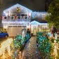 thumbnail image 4 of Icicle Lights for Outside, 13Ft Extendable 96LED Icicle Lights with Twinkling strobes,Sparkling Icicle Lights for Indoor Outdoor Eaves Wedding Prom Christmas Wall Decorations, Cool White, 4 of 8