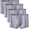 thumbnail image 1 of Mens Underwear, Low Rise Boxer Briefs for Men, Mens Breathable Trunks 4pcs, 1 of 22