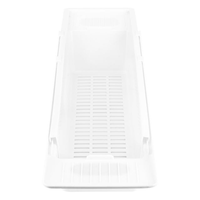 Plateau de Baignoire - Support de Rangement Rétractable pour Baignoire Organisateur de Jouets de Bain Panier de Rangement Fournitures de Salle de Bain