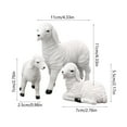 thumbnail image 3 of Sheep Figurine Crafts Resin Home Decor, Goat Garden Ornament For Villa Courtyard Horticulture, Decorative Animal Statue For Lawn Patio Balcony Outdoor Landscape Display, 3 of 6
