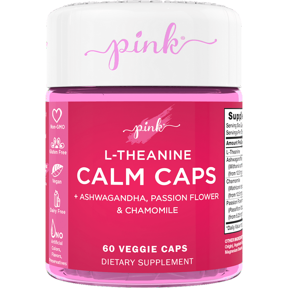 L Theanine 200mg 60 Veggie Capsules Plus Plus Ashwagandha, Passion