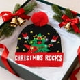 thumbnail image 6 of Oalirro LED Christmas Hat Light Up Knitted Beanie Hat, Colorful LED Christmas Beanie,Unisex Winter Snow Hat New Year Festive Party Supplies, 6 of 6