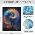 thumbnail image 3 of Diamond Art Kit for Adults, Colorful Majestic Bird Fantasy Art Diamond Painting for Adults Beginners, DIY Diamond Art Painting Kits, 5D Diamond Painting Crafts for Home Decor 12x16 Frameless, 3 of 7