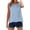 Light Blue 2, variant on Vinsonshop Linen Tank for Women Casual Cami Sleeveless Blouses Cotton Gauze Tops Gauze Camisoles Womens Resort Wear 2026 Casual Cotton Blouses Womens Tops Casual Light Blue XXL