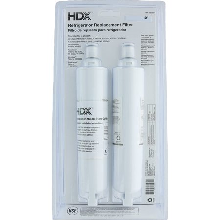HDX FMW-2 Refrigerator Replacement Filter Fits Whirlpool Filter 5 (2 ...