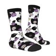 thumbnail image 4 of Yiaed Daisies Flowers Print Great elasticity Crew Socks Sports socks for Men and Women, 4 of 5