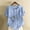 Light Blue, variant on HOMBOM Womens Tops Trendy Boho Black Short Sleeve Loose Graphic Casual Cotton Linen Blouse for Ladies