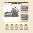 thumbnail image 4 of Convertible Fold-Out Double Sofa Bed,Gray, 4 of 7