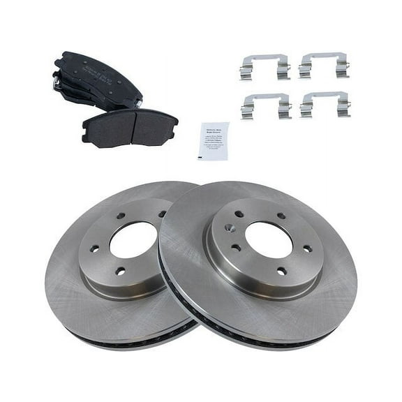 Front Brake Pad and Rotor Kit - Compatible with 2008 - 2010 Saturn Vue 2009