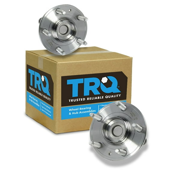 TRQ Rear Wheel Hub & Bearing Pair for Ford 500 Five Hundred Taurus Mercury FWD BHA53512 Fits select: 2005-2007 FORD FREESTYLE, 2008-2009 FORD TAURUS X
