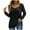 Black, variant on Womens Blouse Solid Long Sleeve Shirts Sweetheart Neck Loose Casual Pleated Tunic Tops Trendy Fall Clothes（Red,L)