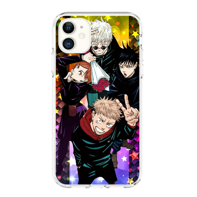 Jujutsu Kaisen Phone case for iPhone X Basics Shockproof and Protective  Case Anime Transparent Hard PC + TPU Compatible with iPhone X